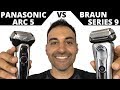 Beard Shaving - Panasonic Arc 5 Electric Shaver vs Braun Series 9 Foil Shaver