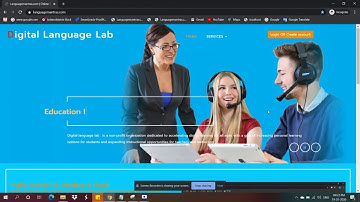 Login Digital Language Lab Application