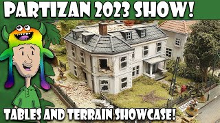 The Tables and Terrain of Partizan 2023 Wargames show