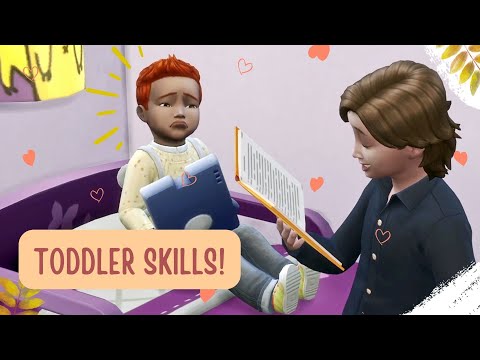 Teaching our Twin Toddlers helpful skills | The Sims 4 High School Years Part 7