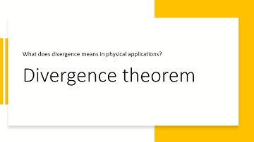 Meaning of divergence & application to flow of water