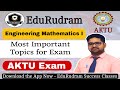 Engineering Mathematics I Most Important Topics for Exam