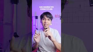 CARA GABUNGIN FOTO DENGAN FOTO ARTIS HANYA PAKAI #PHOTOSHOP