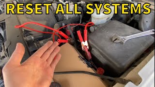 how to reset all ecu’s and control modules in your car or truck safely