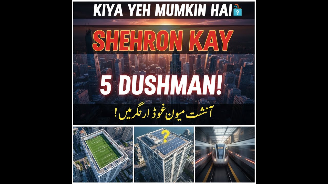 Duniya ke Sheheron ke 5 Khofnak aur Ajeeb Raaz! 🏙️ 4K 60FPS