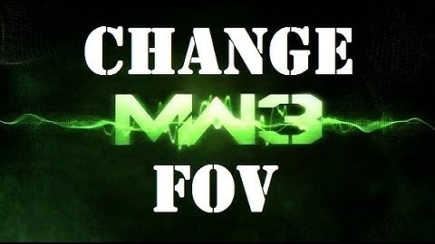 How to Change your FoV (Field of View) in Modern Warfare 3