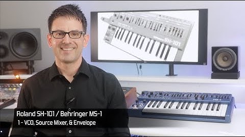 Roland SH-101 & Behringer MS-1 / Part 1 / VCO, Source Mixer, & Envelope