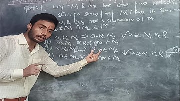 👉B. Sc Part :-3[Ring Theory {Submodule}]