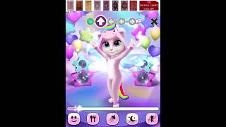 My talking Angela unicorn dance party!!!