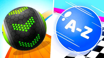 A-Z Run | Going Balls - All Level Gameplay Android,iOS - NEW UPDATE Best Games