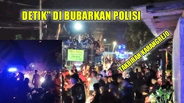 Takbir keliling Karangrejo Di bubarkan polisi