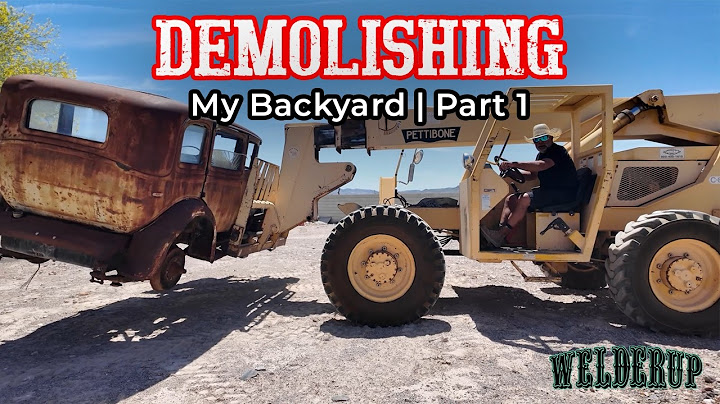 Steve Darnell DEMOLISHES His Backyard with a Forklift! | The Big Move Pt. 1
