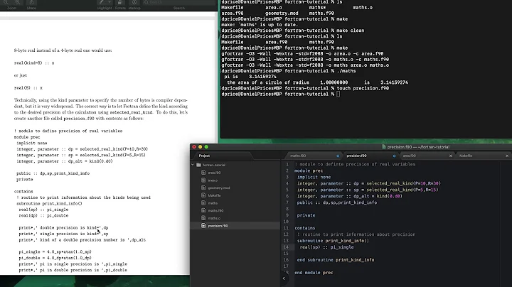 Fortran 90 tutorial - Part 3 - Floating point precision
