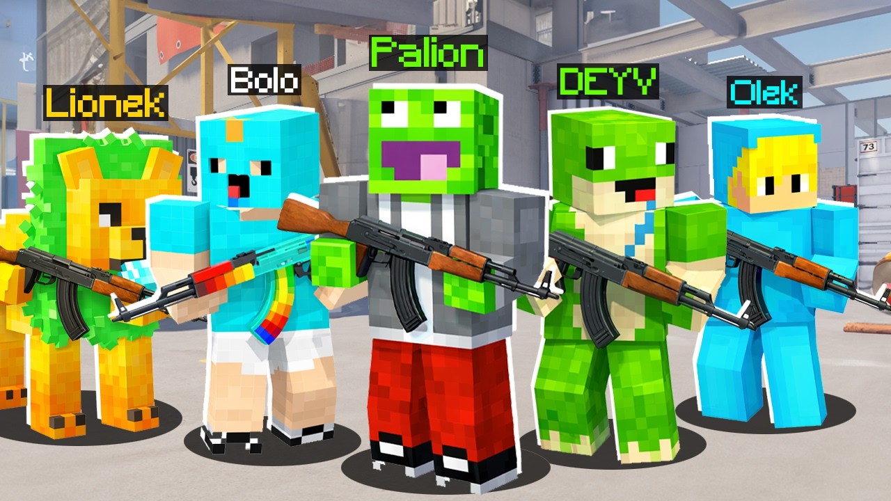 CAŁE PALIONOWO GRA w CS :GO! (z Palion, Olek, Lionek, Bolo)