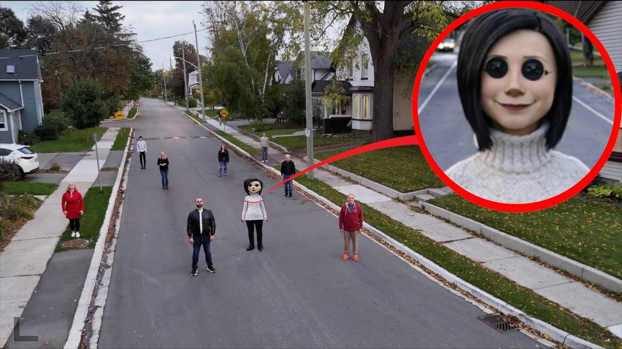 if you see your neighbours have BUTTONS on their eyes, run away fast (they are evil)