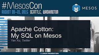 Apache Cotton: MySQL on Mesos