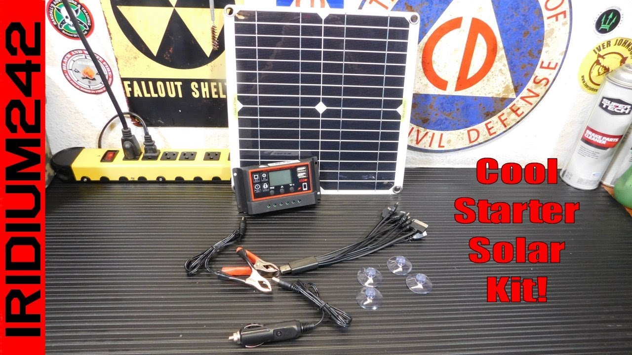 Solar Power For Newbies Solar Panel Kit Test! YouTube