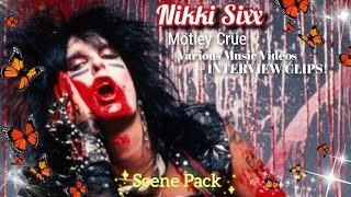☆ Nikki Sixx - Mötley Crüe Videos   Interview Clips ☆