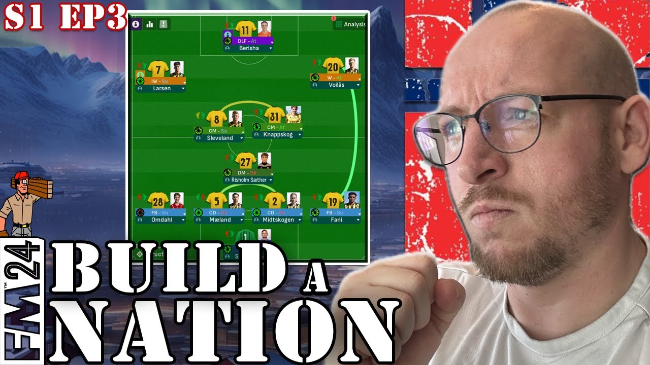 THE FIRST GAME DAY IN FM24 | BUILD A NATION IN NORWAY S1 - YouTube