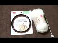 【アフガン編み】バッグハンドルを使って鹿の子編みで編みました☆Tunisian Crochet ☆아후강뜨개질