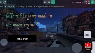 (devlog) it's magic engine fallout like game in the development. enjoy