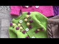 Детские костюмы спицами / идеи для вязания / готовые работы / вышивка пряжей / вязаные костюмы /