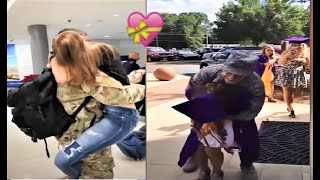 Most Happy Moments You will see! Soldiers Coming Home to Girlfriends💗