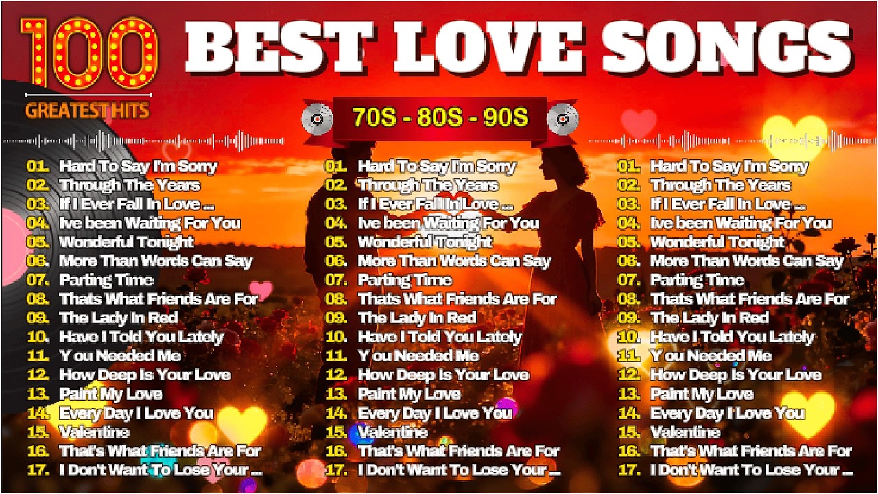 THE GREATEST ROMANTIC CLASSIC SONGS OF THE 70S, 80S & 90S ♥️ BEST LOVE SONGS EVER ♥️ OLD LOVE SONGS