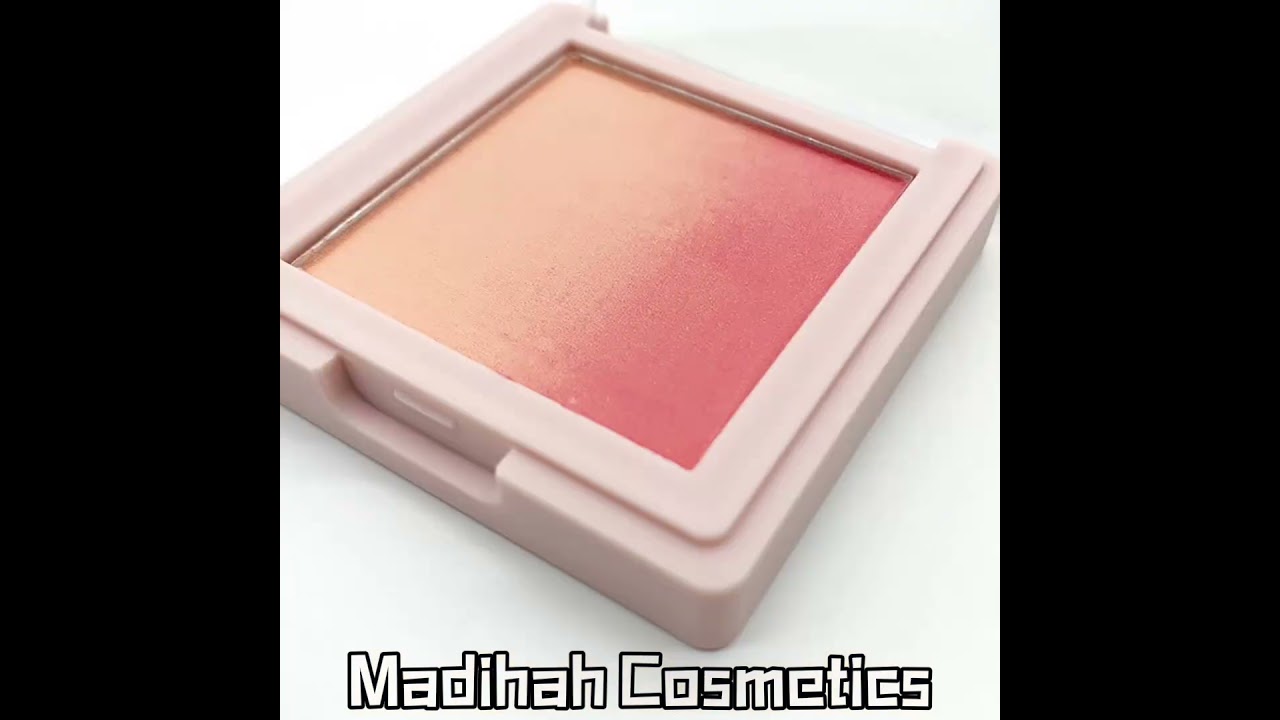 Palette de blush de haute qualité Madihah, marque privée, longue tenue, maquillage d'usine