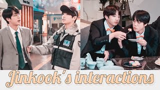 Jinkook's interactions in ep.45 - 50 'Run BTS!'