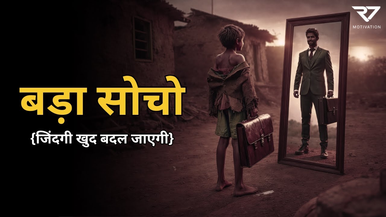 बड़ा सोचो - जिंदगी खुद बदल जाएगी || Best Motivational Video In Hindi || Powerfull Motivation
