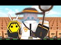 I made a MASSIVE Beehive Farm in Roblox Bedwars...