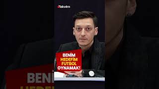 Mesut Özil Medipol Başakşehirde Hedefim Sadece Futbol Oynamak. O Yüzden Doğru Adresteyim