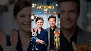 Actors vs Their Zootopia Characters #voiceacting  #zootopia  #shorts #fyp #viral #didyouknow #lol