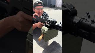 A&K PKM Russian Machine Gun AEG #airsoft #airsoftgi #short #shorts #review #unboxing #lmg #milsim