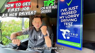 How Can You Land Your First HGV Driver Job?