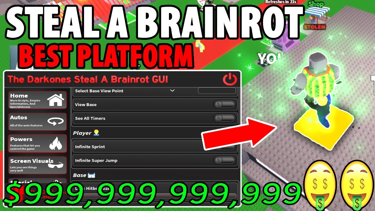 [NEWEST] Steal A Brainrot Script | PLATFORM JUMP, INSTANT STEAL, SUPER ...