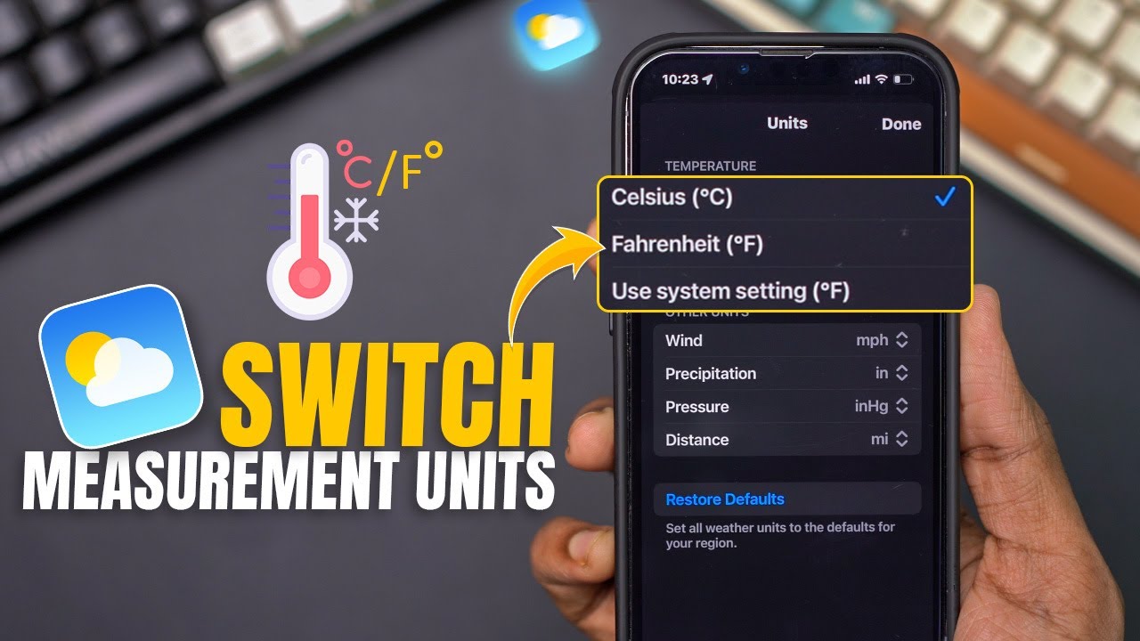 How to Switch Measurement Units in Weather App in iOS | Convert Units in Weather App on iPhone