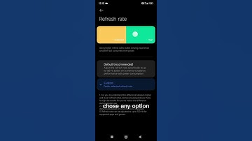 how to change HZ on Xiaomi Redmi 14C