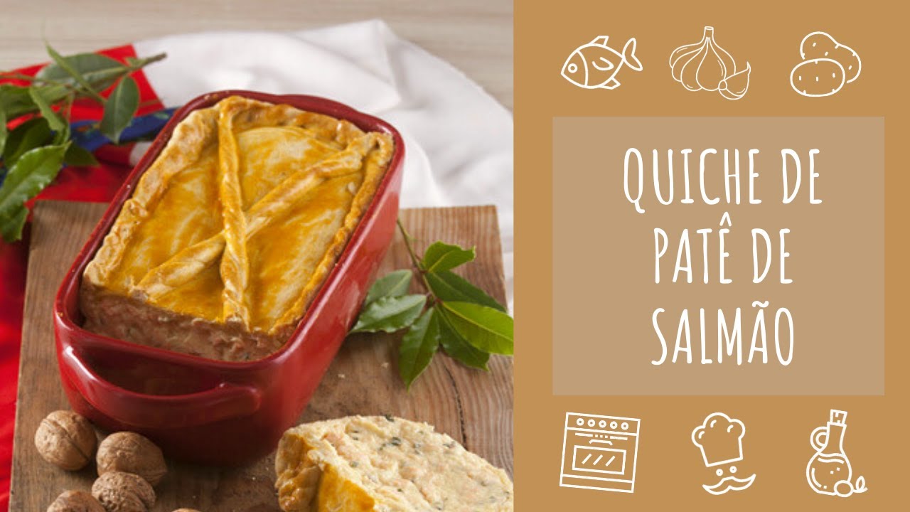 Quiche de patê de salmão
