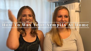 Download Lagu How To Wax Your Underarms At Home || Armpit Waxing
