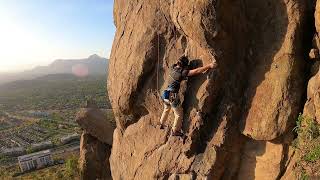 Top rope solo (TRS) en Piedra Rajada: La raya