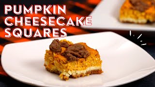 Easy Pumpkin Cheesecake Squares
