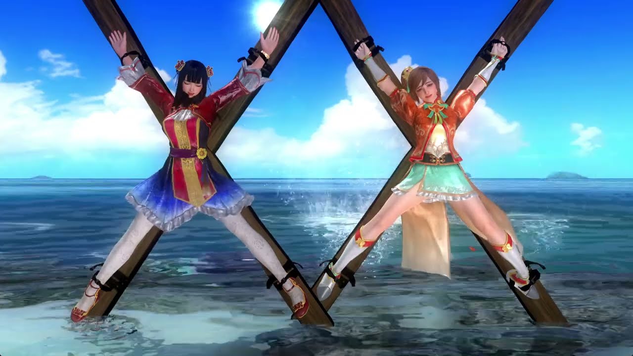 DOA5LR 大喬小喬 はりつけて観賞 DaQiao&XiaoQiao crucifixion showcase