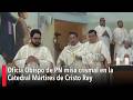 Oficia Obispo de PN misa crismal en la Catedral Mártires de Cristo Rey