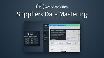 Supplier Data Mastering Overview