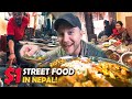 $1 STREET FOOD in Nepal / What People REALLY Eat in Kathmandu / Unique Nepali Food Tour 2023