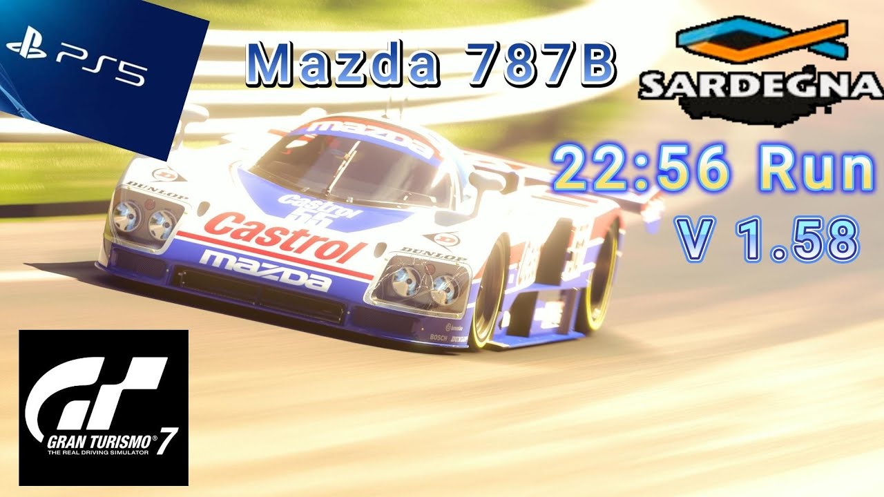 GT7 Sardegna 800 Mazda 787B Tune V.1.58 - YouTube