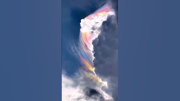 DIBALIK AWAN ADA PELANGI UNIK RAINBOW IN THE SKY