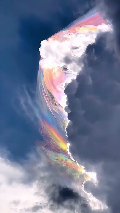 DIBALIK AWAN ADA PELANGI UNIK RAINBOW IN THE SKY
